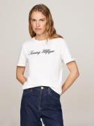 NU 20% KORTING: Tommy Hilfiger T-shirt NOS SCRIPT REGULAR C-NK SS