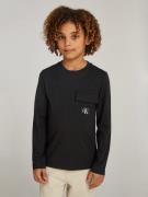 NU 20% KORTING: Calvin Klein Shirt met lange mouwen Badge Reg. Ls T-Sh...