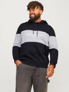 Jack & Jones PlusSize Hoodie JJELEGACY BLOCKING SWEAT HOOD NOOS PLS