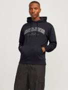 NU 20% KORTING: Jack & Jones Hoodie JJECALEB VARSITY SWEAT HOOD NOOS