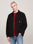 NU 20% KORTING: TOMMY JEANS Overhemdjasje TJM XS BADGE TEDDY OVERSHIRT