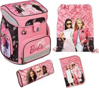 Scooli Schooltas EasyFit, Barbie (5-delig)