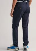 Gant Chino SLIM TWILL CHINOS met gevoerde zijzakken