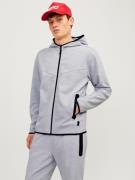 NU 20% KORTING: Jack & Jones Sweatvest JCOFUSION SWEAT ZIP HOOD NOOS