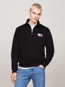 NU 20% KORTING: TOMMY JEANS Sweatshirt TJM REG ENTRY HALF ZIP