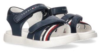 NU 20% KORTING: Tommy Hilfiger Sandalen STRIPES VELCRO SANDAL zomersch...