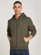 NU 20% KORTING: TOMMY JEANS Sweatshirt TJM REG S FLAG ZIP FLEECE THRU