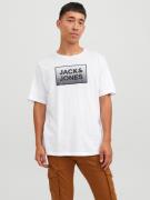 Jack & Jones Shirt met korte mouwen JJSTEEL TEE SS CREW NECK