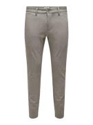 ONLY & SONS Stoffen broek ONSMARK SLIM DITSY 020934 PANT NOOS