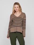 NU 20% KORTING: Vila Trui met V-hals VIOSTRIA V-NECK L/S REV TOP-NOOS