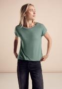 NU 20% KORTING: STREET ONE Shirttop LTD QR