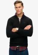 Superdry Gebreide trui ESSENTIAL EMB KNIT HALF ZIP