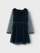 Name It Mini-jurk NKFVABOS LS DRESS NOOS