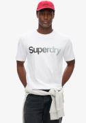 Superdry Shirt met ronde hals CORE LOGO FADE LOOSE TEE