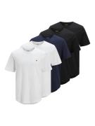 Jack & Jones Shirt met ronde hals JPRBLABRODY TEE SS CREW NECK 5PK MP ...