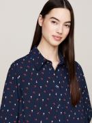 TOMMY JEANS Jurk met overhemdkraag TJW FLORAL MIX MINI SHIRT DRESS