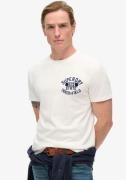 Superdry Shirt met ronde hals TRACK & FIELD GRAPHIC T SHIRT