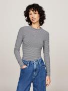 NU 20% KORTING: TOMMY JEANS Shirt met lange mouwen TJW SLIM STRIPE ESS...