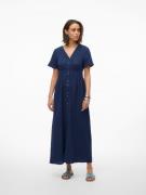 NU 20% KORTING: Vero Moda Maxi-jurk VMNATALI SS ANKLE DRESS WVN GA SPE