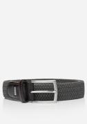 MONTI Stretch riem Hamburg 3,5 cm breed, elastische vlechtriem, casual...