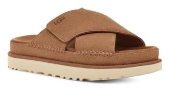 NU 20% KORTING: UGG Slippers W GOLDENSTAR CROSS SLIDE platform, summer...