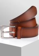 NU 20% KORTING: Tom Tailor Leren riem TTCALVIN 4 cm brede herenriem, c...