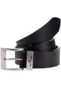 Tom Tailor Leren riem TTTOM 4 cm brede herenriem, casual en jeanslook