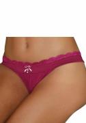 NU 20% KORTING: Lascana String Premium Dessous van delicate kant met f...