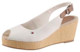 NU 20% KORTING: Tommy Hilfiger Sandaaltjes ICONIC ELBA SLING BACK WEDG...