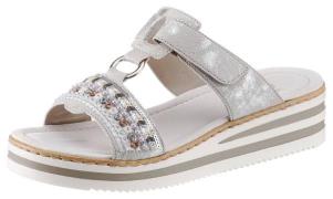 NU 20% KORTING: Rieker Slippers platform, summer shoe, slippers with d...