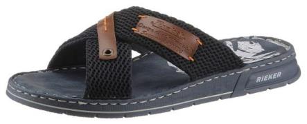 NU 20% KORTING: Rieker Slippers zomerschoen, slippers, poolslides, met...