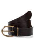 NU 20% KORTING: Tom Tailor Leren riem TTSYLKE 3 cm brede damesriem, sl...