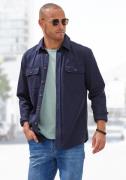 John Devin Overhemd met lange mouwen Coole overshirt van pure katoen, ...