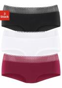 s.Oliver RED LABEL Beachwear Hipster van elastische katoen-kwaliteit m...