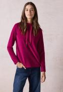 NU 20% KORTING: Cecil Shirt met staande kraag in corduroy-look