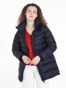 NU 20% KORTING: Tommy Hilfiger Lange jas met gestempeld logo