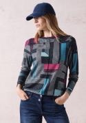 Cecil Shirt met lange mouwen met print all-over