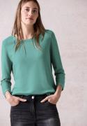 Cecil Shirt met 3/4 mouwen met structuur