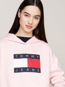 TOMMY JEANS Hoodie met een groot logo