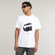 NU 20% KORTING: G-Star RAW T-shirt Water burger loose r t