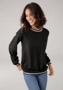 NU 20% KORTING: Laura Scott Blouse zonder sluiting met contrasterende ...