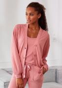 NU 20% KORTING: s.Oliver RED LABEL Beachwear Cardigan met brede knoops...