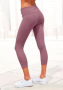 NU 20% KORTING: Lascana Caprilegging met brede zachte boord, loungewea...