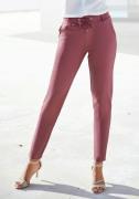 Lascana Jogpants met elastische tailleband en riemlussen, loungewear (...