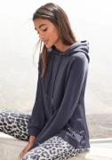 NU 20% KORTING: Lascana Hoodie met ruches, loungepak, hoodie