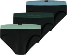 Schiesser Rio-slip "95/5" met sportieve logo-webband (3 stuks)