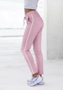 Lascana Jogpants met sportieve zijstrepen, loungewear