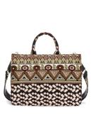 Vivance Schoudertas Mini shopper, strandtas, handtas, modisch jacquard...