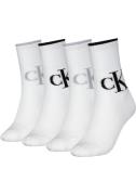 Calvin Klein Jeans Sportsokken CKJ WOMEN SOCK 4P LOGO (4 paar, Set van...