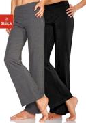 vivance active Jazzpants met licht uitlopende pijpen, loungewear (2-de...